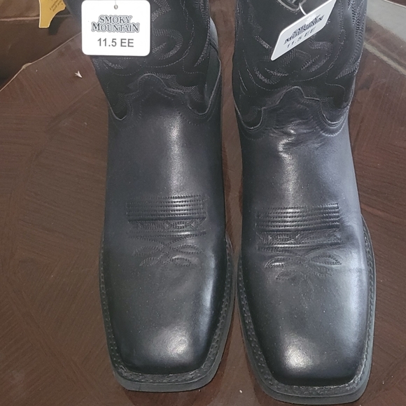 SMOKY MOUNTAIN MEN'S OUTLAW WESTERN BOOTS - SQUARE TOE - Picture 2 of 6